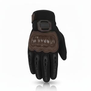 Gants de moto en cuir respirant avec protection rigide des articulations, équipement de course ventilé pour un confort d'été pour homme 2026 - Product Image 3