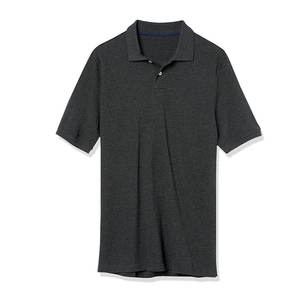 Polo para Hombre con Logotipo Personalizado, Tejido Ecológico ODM 100% Algodón, 240g, Color Sólido, Tres Botones, Cuello con Hombros Caídos - Product Image 1
