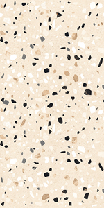 Carrelage mural et de sol en porcelaine moderne effet terrazzo blanc, finition mate, 60x120cm, plusieurs tailles, carreaux polis pour extérieur et intérieur - Product Image 5