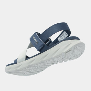 Sandales à lanières croisées unisexes F6S Lite, décontractées et confortables, bleu marine - Product Image 3