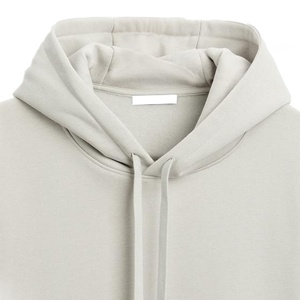 Custom Heavyweight 100% Cotton Drop Shoulder <b>Hoodie</b> <b>Plain</b> Solid Unisex Oversized Pullover Sweatshirt Streetwear Winter Moisture - Product Image 6