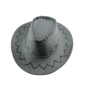 Nuevos Sombreros de Vaquero Americanos Personalizados de Cuero de Ante Rosa para Hombre, Estilo Western, de 5 Paneles, para las Cuatro Estaciones, Venta al Por Mayor de Fábrica - Product Image 5