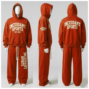 Chándal Deportivo con Capucha y Logotipo Personalizado para Hombre, Corte Regular, Ropa Deportiva, Chándal para Correr, Calidad Premium, Estampado Animal - Product Image 4