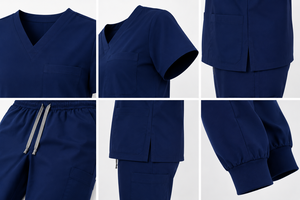 Uniformes Médicos 2026, Conjuntos de Uniformes para Doctores y Enfermeras de Hospital, Transpirables, que Absorben la Humedad y con Tela Elástica - Product Image 6