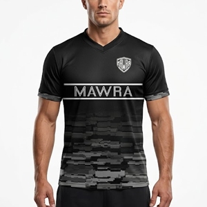 Maillot de football Mawra de haute qualité, vente en gros, uniformes d'équipe personnalisés par sublimation, maillot d'entraînement de football unisexe, vêtements de sport à séchage rapide - Product Image 1