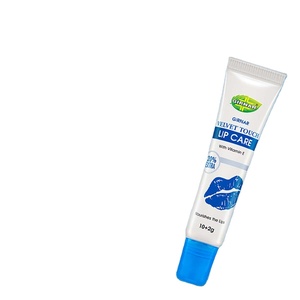 GIRNAR Bio 10ml Baume à Lèvres Naturel Fruit Aromatisé Velours Touch Gel Ingrédients à Base de Plantes avec Vitamine E pour Soin des Lèvres - Product Image 1