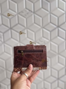 Cartera de mano de piel de vaca con estilo para mujer, carteras pequeñas occidentales multiusos, cuero tallado a la moda, gran oferta, novedad - Product Image 4