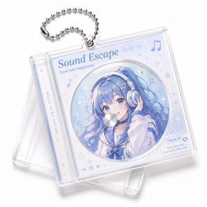 Custom Mini Acrylic CD Music <strong>Keychain</strong> Keyring Hanging Plastic Cartoon <strong>Keychain</strong> - Product Image 3
