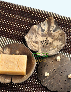 Support à savon naturel en coque de noix de coco pour savon artisanal, décoration de salle de bain, décoration de spa et collections de cadeaux - Product Image 5