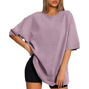 T-shirt d'été streetwear pour femme de haute qualité, léger, infroissable, avec logo personnalisé, dernier style, vente chaude, polyester/coton - Product Image 6