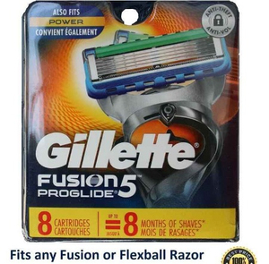 Maquinilla de Afeitar Desechable Gillette Fusion ProGlide para Hombre, Agarre Antideslizante, Hojas de Acero Inoxidable, 4 Repuestos - Product Image 2