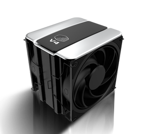 คูลเลอร์มาสเตอร์ ชาเลนเจอร์ วี 4 อัลฟ่า 3DHP สีดำ ชุดระบายความร้อนซีพียูแบบลม พัดลมคู่ขนาด 120 มม. ฮีทไปป์ 3 มิติ รองรับ Intel และ AMD - Product Image 5