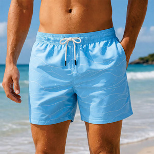 Trajes de Baño Personalizados al por Mayor que Cambian de Color, Bañadores Reactivos al Agua, Ropa de Baño Casual de Verano con Bolsillo con Cremallera, Proveedor OEM - Product Image 3