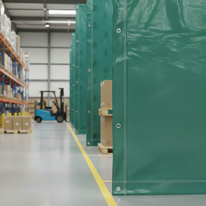 Lámina de Cortina Divisoria Flexible de LDPE para Almacén, Lámina de Cortina Divisoria de Tamaño Personalizado para Uso en Fábricas y Almacenes - Product Image 4