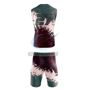 ชุดกีฬาโพลีเอสเตอร์ระบายอากาศได้ดี สวมใส่สบาย เหมาะสำหรับกีฬาฟลักก์ฟุตบอล กิจกรรมกลางแจ้ง พร้อมเพิ่มความยืดหยุ่นในการเคลื่อนไหว - Product Image 3