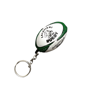 Llavero de Balón de Rugby Personalizado, Mini Llavero Deportivo, Regalo Promocional, Venta al por Mayor, OEM, Personalizado, de Goma, con Logotipo para Niños - Product Image 1