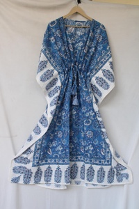 Nouvelle Robe Kaftan en Coton Imprimé à Taille Naturelle, Style Streetwear d'Été pour Adultes, Modèle Sans Manches - Product Image 3