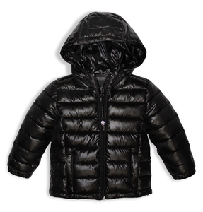Veste matelassée pour enfants, manteaux chauds d'hiver avec capuchon, veste matelassée légère en coton pour bébés garçons, nourrissons et tout-petits - Product Image 1