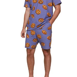 Ensemble 2 pièces short et t-shirt en polyester à séchage rapide, imprimé numérique par sublimation intégrale, style décontracté pour l'été - Product Image 3