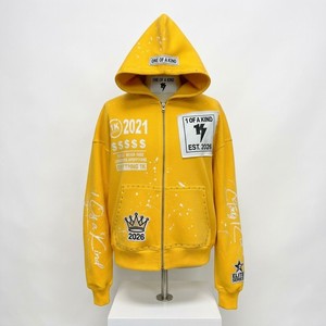 Hoodie zippé pour homme imprimé, design personnalisé, coupe parfaite, très demandé, 100% coton, disponible en plusieurs couleurs, respirant et écologique. - Product Image 1