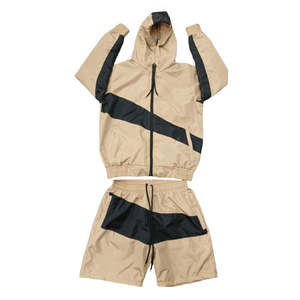 Chaquetas cortavientos y pantalones cortos para conjuntos de chándal personalizados para hombre - Product Image 6