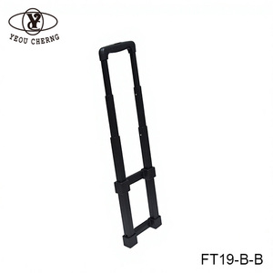 Sac de voyage pliable avec poignée télescopique en tube d'aluminium, fixation interne OEM - Product Image 1
