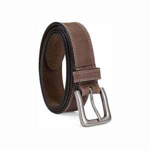 Popular Cow Hide Leather Belts For Men <b>Split</b> Leather <b>Pin</b> Buckles Belt Black Casual Customized Logo Style - Product Image 1