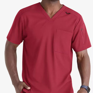 Ensembles d'uniformes médicaux à manches courtes pour infirmières, tenues personnalisées en toile respirante à séchage rapide, unisexe, pour hôpitaux et soins médicaux - Product Image 6