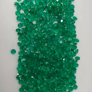 Ónix Verde Natural de 3.5MM, Corte Brillante Redondo, Gema Suelta de la Mejor Calidad para la Fabricación de Joyas - Product Image 3