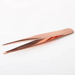 Pince à épiler professionnelle en acier inoxydable de haute précision, antistatique et durable, pour la pose de cils et le retrait de poils. - Product Image 4