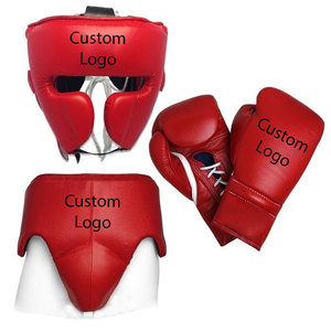 High Quality Professional Boxing Sparring Set Custom Logo Fighting Gears Wholesale Genuine Leather <b>Comfortable</b> Eco-Friendly - Product Image 6