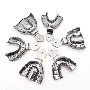 Ensemble de gouttières d'empreinte dentaire Azicon en acier inoxydable réutilisables et autoclavables pour implants ouverts et fermés - Product Image 6