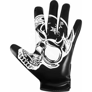 Gants de football américain pour wide receiver, adhérence en silicone super collante, légers, respirants, fermeture auto-agrippante, personnalisables - Product Image 4