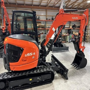 รถขุดขนาดเล็ก Kubota U55 5 ตัน แบบตีนตะขาบ พร้อมแรงขุดทรงพลัง สำหรับงานวิศวกรรมและงานดินดิบ - Product Image 3