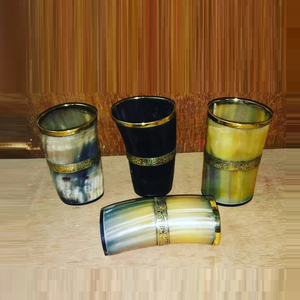 Cuerno de búfalo 100% de alta calidad, personalizado, natural, ecológico, cuerno vikingo para beber con tapa, impresión tipográfica, clásico, MULTI CRAFT - Product Image 1