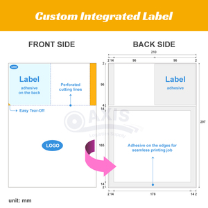 Great Quality Custom Diecut Multi-Function Permanent Adhesive Self-Adhesive Labels Multi-Colors A4/A5/A6 Sizes <b>Printing</b> <b>Paper</b> - Product Image 3