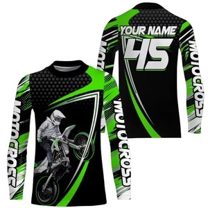 Camiseta de Motociclismo Juvenil UPF30+, Camiseta de Carreras MX, Jersey de Ciclismo, Camiseta Todoterreno de Manga Larga, Jersey de Motocross para Niños, Hombres y Mujeres - Product Image 4