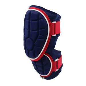Protège-tibias de sport rouges avec sangles réglables, en maille durable, pour baseball et softball, protection toutes saisons, personnalisables - Product Image 3