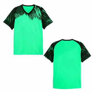 Custom Sublimated <b>Soccer</b> Jersey V Neck Short Sleeve Quick Dry Polyester Football Team Shirt Sportswear OEM - Product Image 2