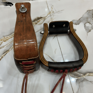 Estribos de Madera para Montar a Caballo, Diseño de Primera Calidad, Resistentes, de Acero Inoxidable, Equipo Ecuestre al por Mayor - Product Image 2
