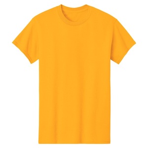 Short Sleeve O-Neck T-<b>Shirt</b> 100% Cotton Front Street Style Regular Fit Color <b>Gold</b> Unisex Breathable Quick Dry Casual - Product Image 1