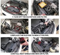 Kit de système d'admission d'air froid pour BMW F22/F30/F32 220i/228i/320i/328i/420i/428i N20/N26 2.0L 2012-2016