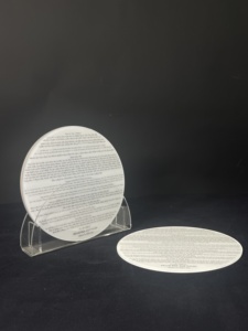 Tarjetas Lucite Bencher al por mayor con elegante soporte Dorado: una sofisticada adición a las celebraciones Judías - Product Image 4