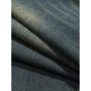 Jean en denim coupe droite texturé vert, style urbain, mode vintage rétro, pour toutes les saisons, éco-responsable - Product Image 6