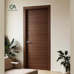 Puerta Interior de Madera Sólida Golden Aero, Diseño Minimalista, Acabado de Superficie, Operación Manual para Dormitorio GA-17L - Product Image 1