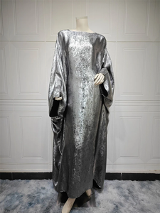 Nueva Abaya Informal Musulmana Personalizada ODM para Mujer, Estilo Modesto, Holgada, con Dobladillo Acampanado, de Viscosa y Poliéster, Manga Larga, Antiencogimiento - Product Image 2