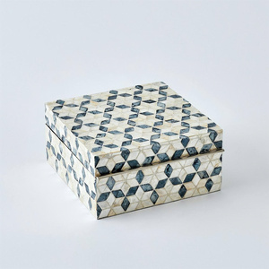 Luxury Bone Inlay Decorative <b>Box</b> Set Handmade Jewelry Storage Organizer Boxes Modern Home Decor <b>Vanity</b> Accessories - Product Image 6