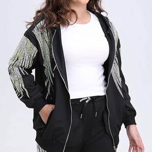 Sudadera con capucha para mujer a precio económico, ropa deportiva asequible, diseño elegante y cómodo, ideal para uso casual y entrenamiento, logotipo personalizado - Product Image 5