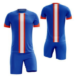 Uniforme de Fútbol Personalizado para Equipo, Jersey y Pantalones Cortos de Tela Suave de Secado Rápido, Ropa Deportiva de Alto Rendimiento - Product Image 4