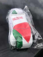 Drapeau de la Palestine Mini gants de boxe avec poignées coupe-vent miroir de voiture paire porte-clés suspendu pour le Club des enfants article cadeau